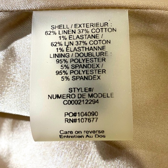 Alice+Olivia || Woman’s linen / cotton blend Blazer size Small - Picture 6 of 9